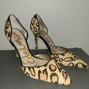 Sam Edelman cheetah pump heels